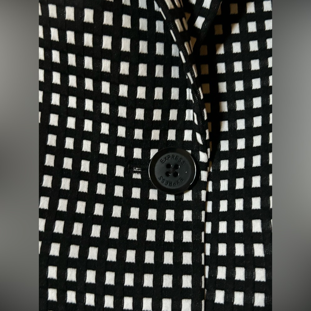 Editor Studio Stretch Fitted Two Button Blazer Bl… - image 4